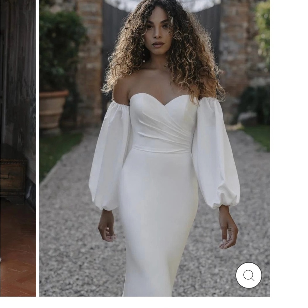 Abella Nava Size 14 White Wedding Dress